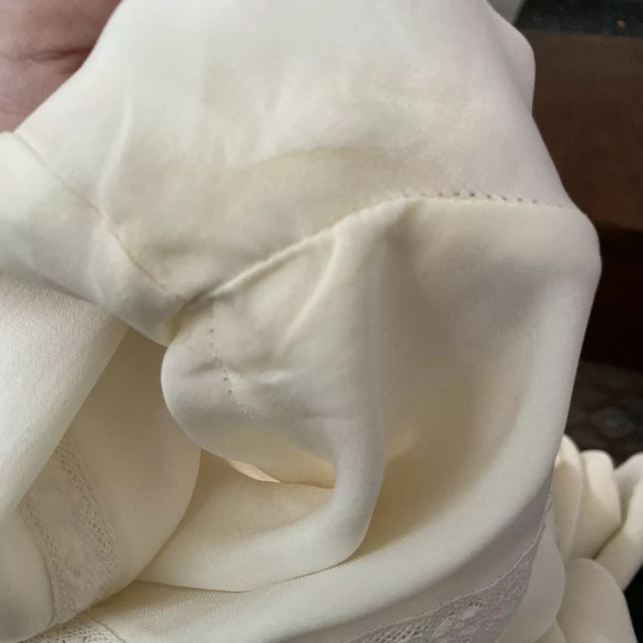 Rachel Zoe ivory silk ruffle tunic blouse 6 - Picture 8 of 8